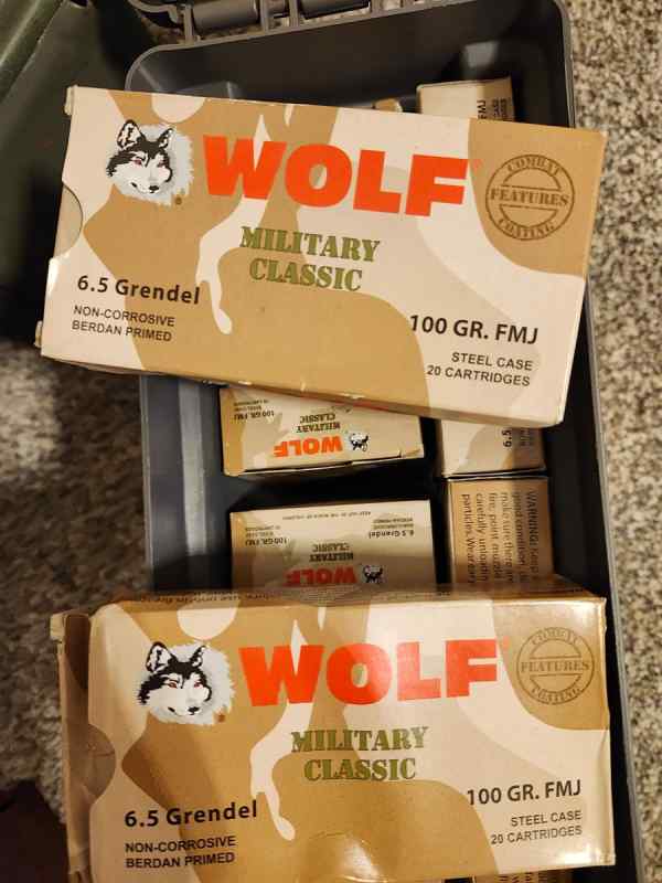 6.5 Grendel Ammo fmj