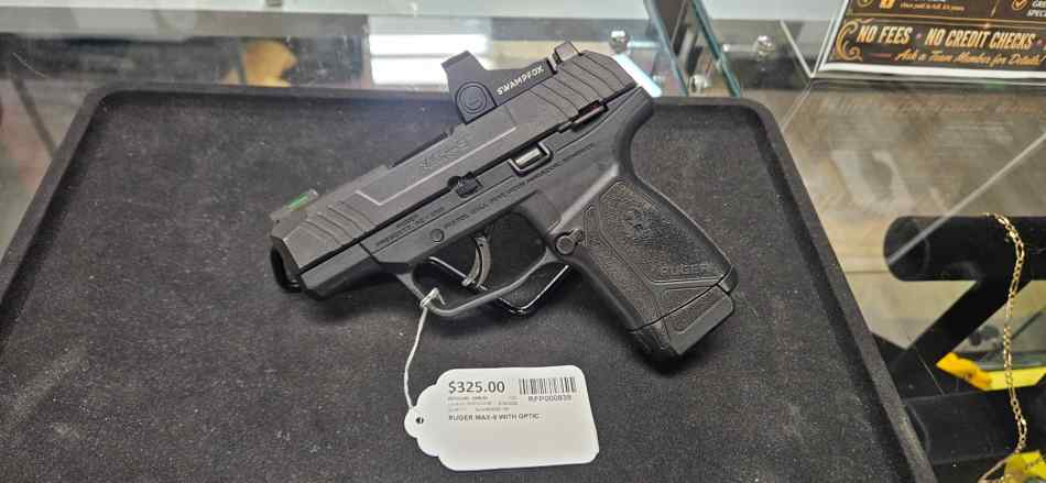 Ruger Max 9 with optic